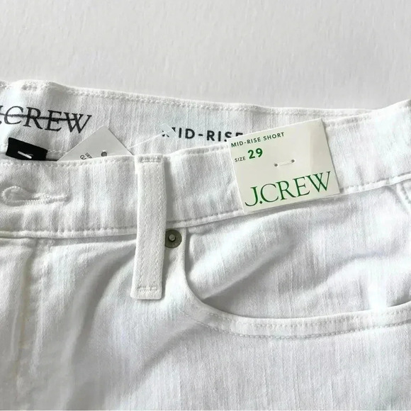 J Crew Denim Short in White Size 29 NWT - Picture 7 of 9